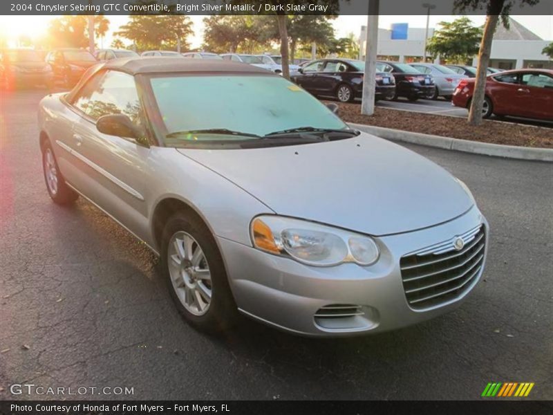 Bright Silver Metallic / Dark Slate Gray 2004 Chrysler Sebring GTC Convertible