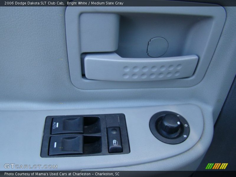Bright White / Medium Slate Gray 2006 Dodge Dakota SLT Club Cab