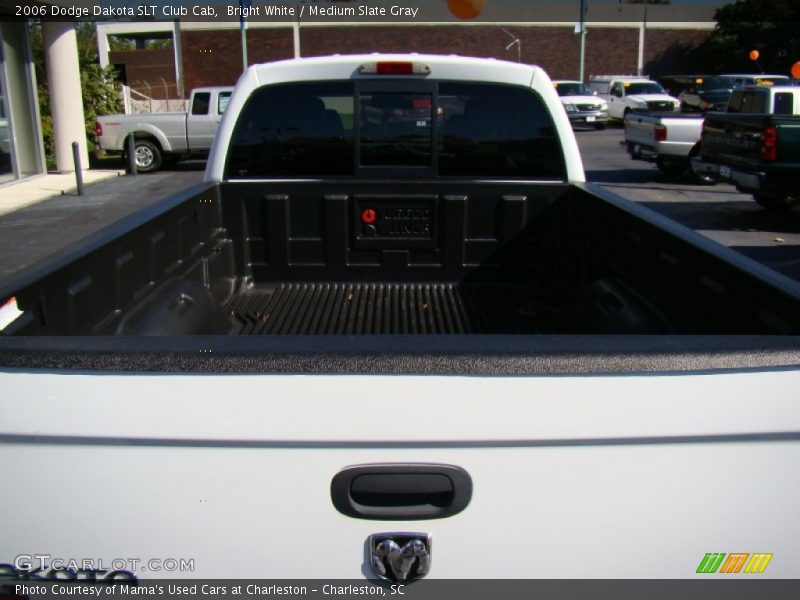 Bright White / Medium Slate Gray 2006 Dodge Dakota SLT Club Cab
