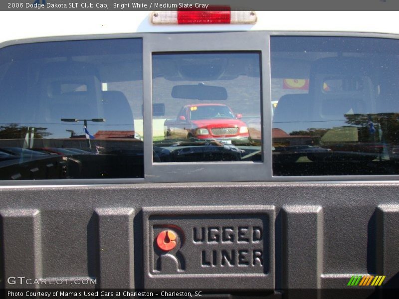 Bright White / Medium Slate Gray 2006 Dodge Dakota SLT Club Cab
