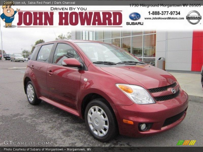 Salsa Red Pearl / Dark Charcoal 2006 Scion xA