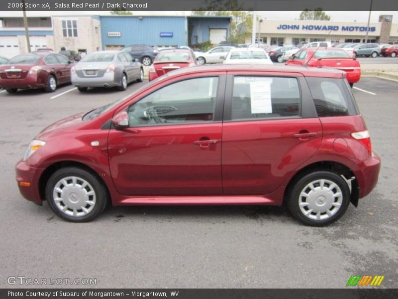Salsa Red Pearl / Dark Charcoal 2006 Scion xA