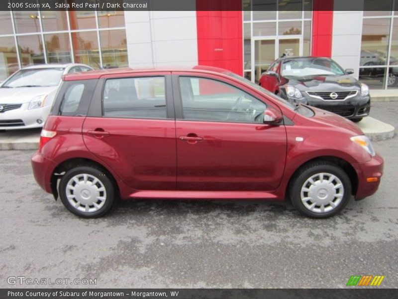 Salsa Red Pearl / Dark Charcoal 2006 Scion xA