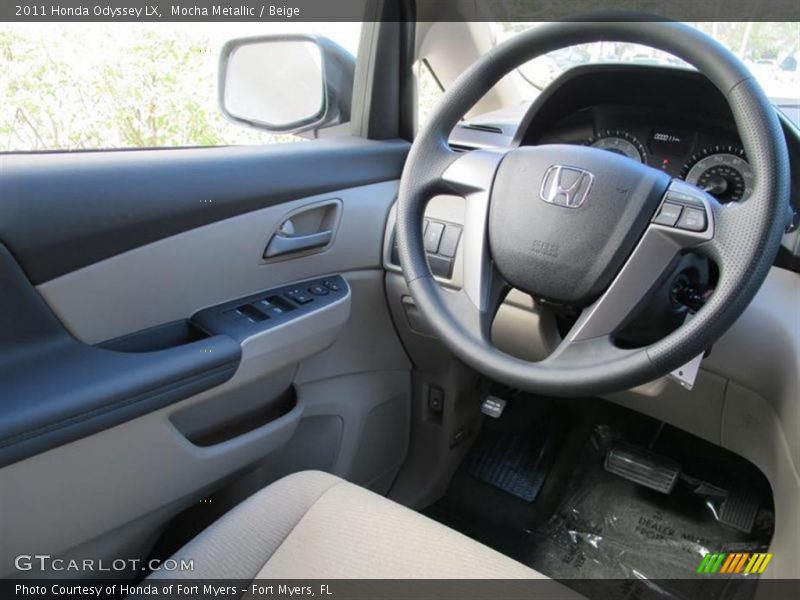 Mocha Metallic / Beige 2011 Honda Odyssey LX