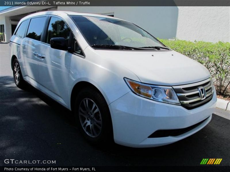 Taffeta White / Truffle 2011 Honda Odyssey EX-L