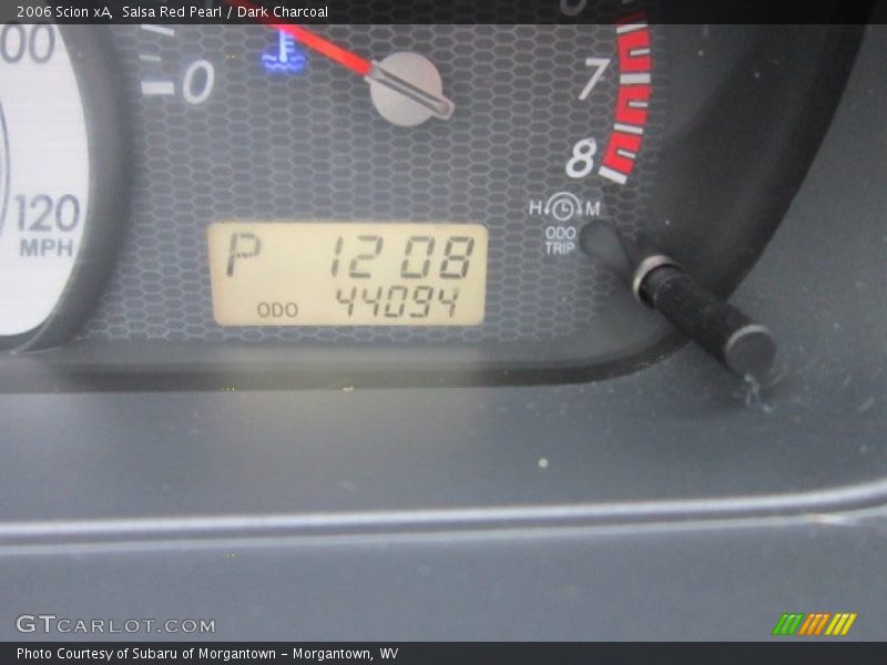 Salsa Red Pearl / Dark Charcoal 2006 Scion xA