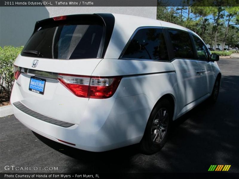Taffeta White / Truffle 2011 Honda Odyssey EX-L