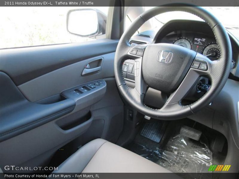 Taffeta White / Truffle 2011 Honda Odyssey EX-L