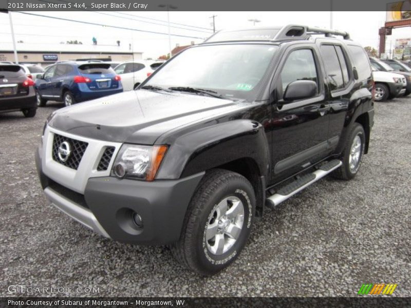 Super Black / Gray 2012 Nissan Xterra S 4x4