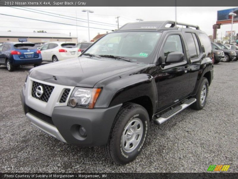 Super Black / Gray 2012 Nissan Xterra X 4x4