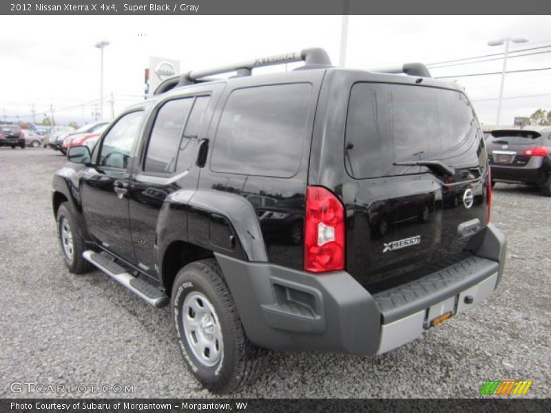Super Black / Gray 2012 Nissan Xterra X 4x4