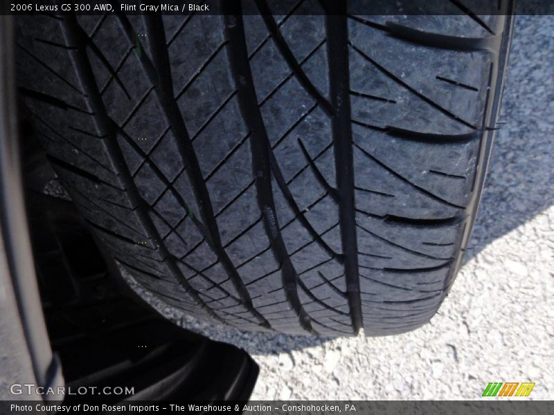 Flint Gray Mica / Black 2006 Lexus GS 300 AWD