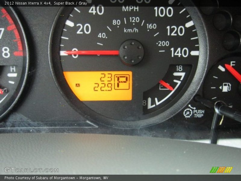 Super Black / Gray 2012 Nissan Xterra X 4x4
