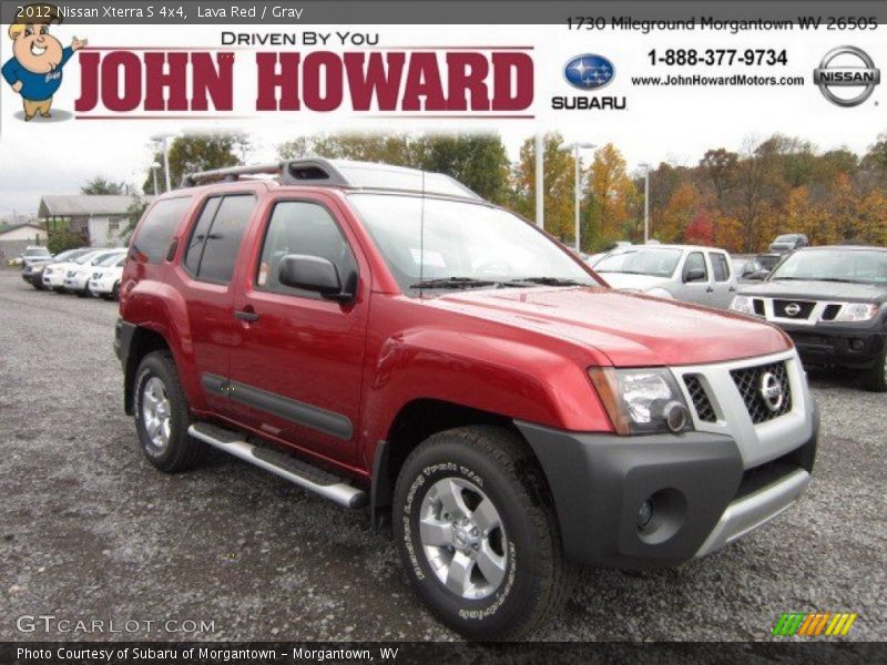 Lava Red / Gray 2012 Nissan Xterra S 4x4