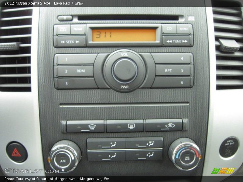 Controls of 2012 Xterra S 4x4