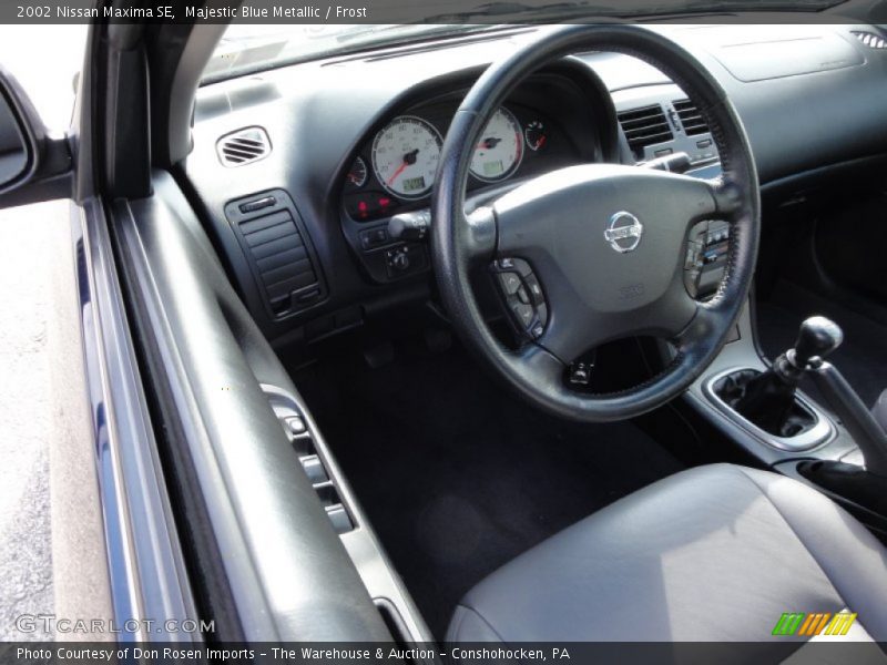 Majestic Blue Metallic / Frost 2002 Nissan Maxima SE