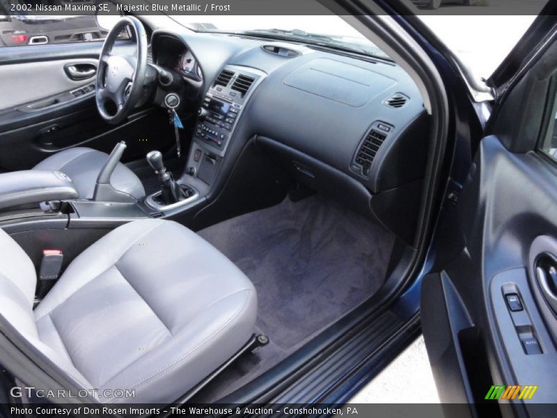 Majestic Blue Metallic / Frost 2002 Nissan Maxima SE
