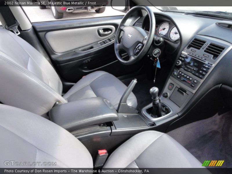 Majestic Blue Metallic / Frost 2002 Nissan Maxima SE