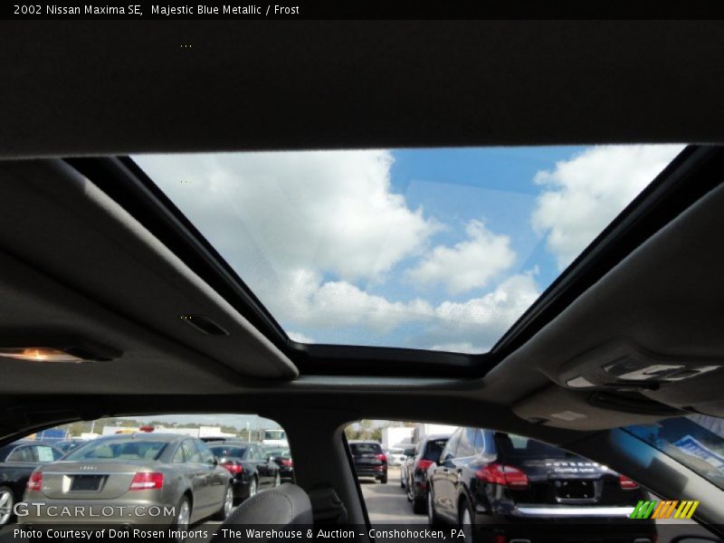 Sunroof of 2002 Maxima SE