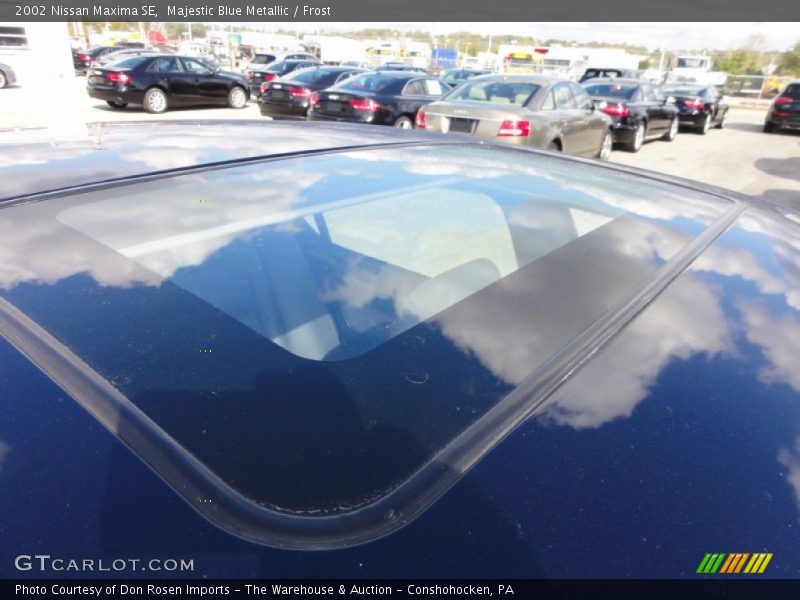 Majestic Blue Metallic / Frost 2002 Nissan Maxima SE
