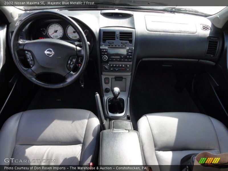 Majestic Blue Metallic / Frost 2002 Nissan Maxima SE