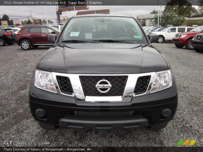 Super Black / Graphite 2012 Nissan Frontier SV V6 King Cab 4x4