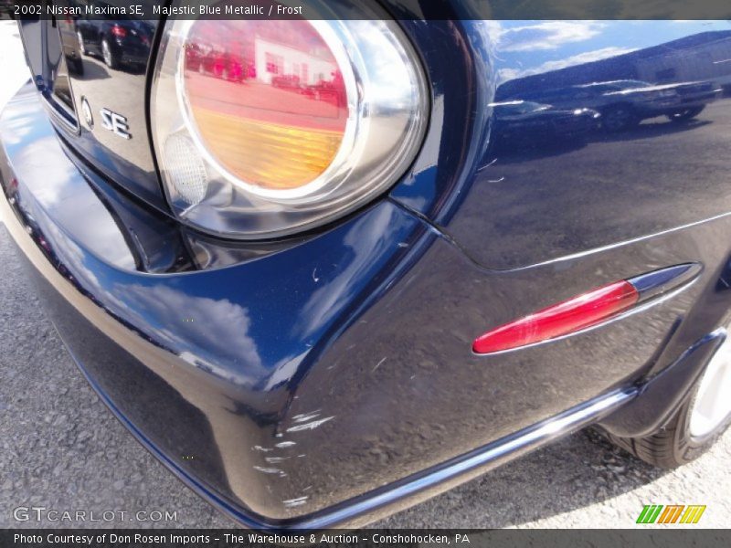 Majestic Blue Metallic / Frost 2002 Nissan Maxima SE