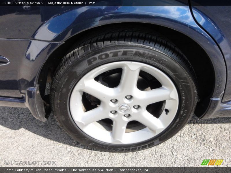 Majestic Blue Metallic / Frost 2002 Nissan Maxima SE