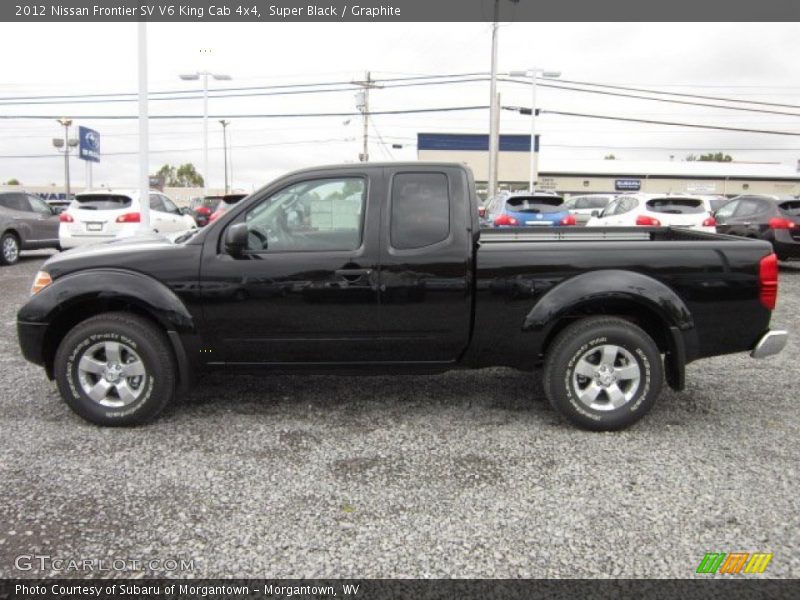  2012 Frontier SV V6 King Cab 4x4 Super Black