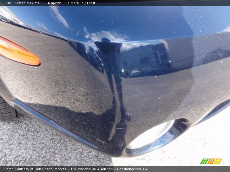 Majestic Blue Metallic / Frost 2002 Nissan Maxima SE