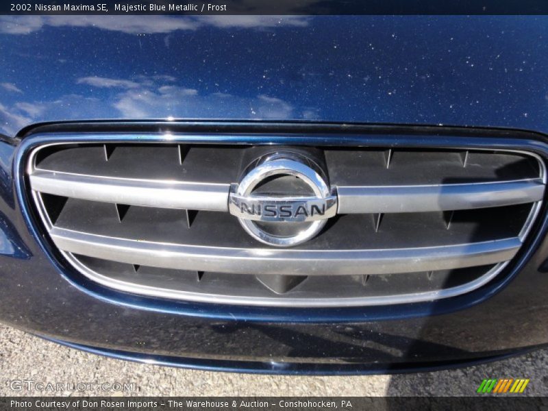 Majestic Blue Metallic / Frost 2002 Nissan Maxima SE