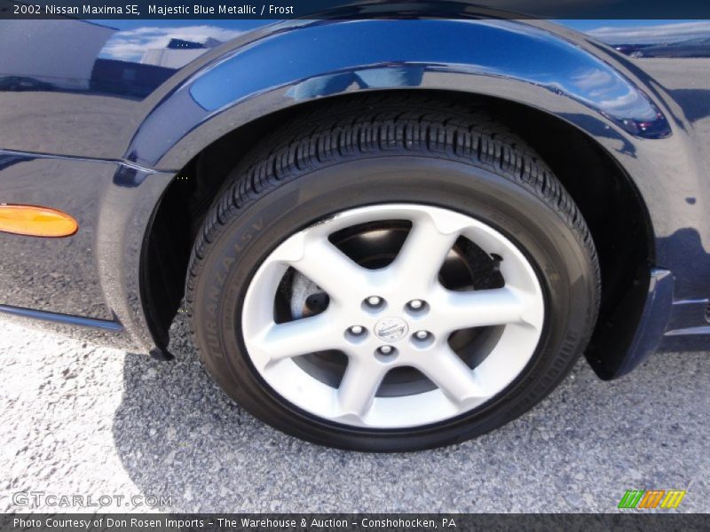 Majestic Blue Metallic / Frost 2002 Nissan Maxima SE