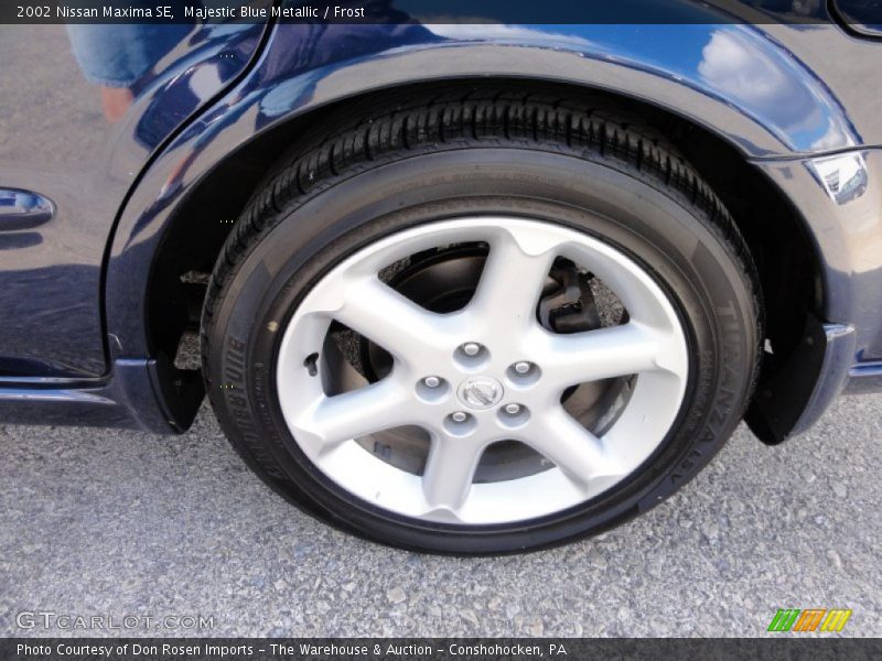 Majestic Blue Metallic / Frost 2002 Nissan Maxima SE