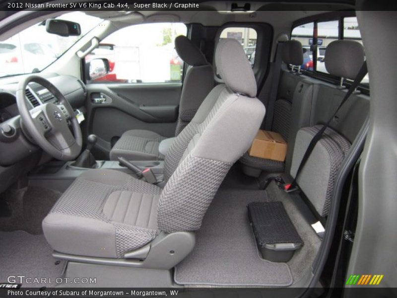  2012 Frontier SV V6 King Cab 4x4 Graphite Interior