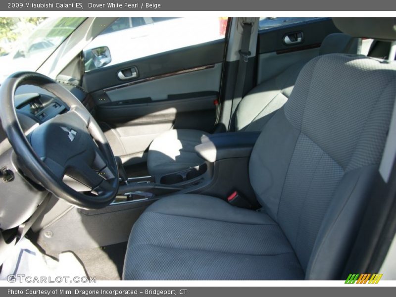 Dover White Pearl / Beige 2009 Mitsubishi Galant ES