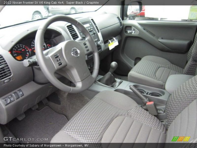  2012 Frontier SV V6 King Cab 4x4 Graphite Interior