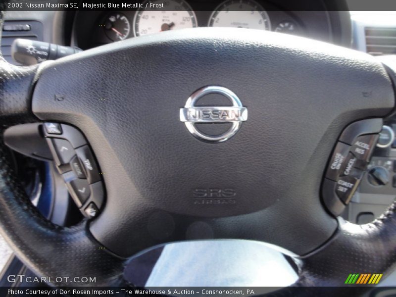 Majestic Blue Metallic / Frost 2002 Nissan Maxima SE