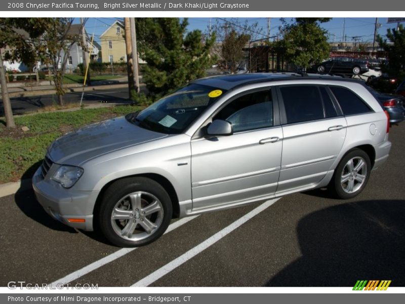 Bright Silver Metallic / Dark Khaki/Light Graystone 2008 Chrysler Pacifica Touring
