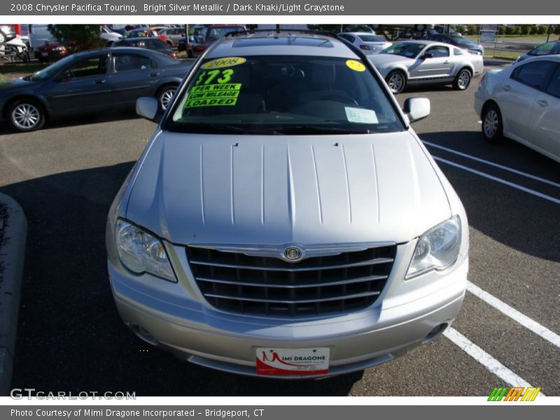 Bright Silver Metallic / Dark Khaki/Light Graystone 2008 Chrysler Pacifica Touring