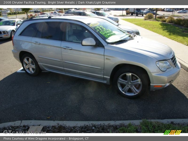 Bright Silver Metallic / Dark Khaki/Light Graystone 2008 Chrysler Pacifica Touring