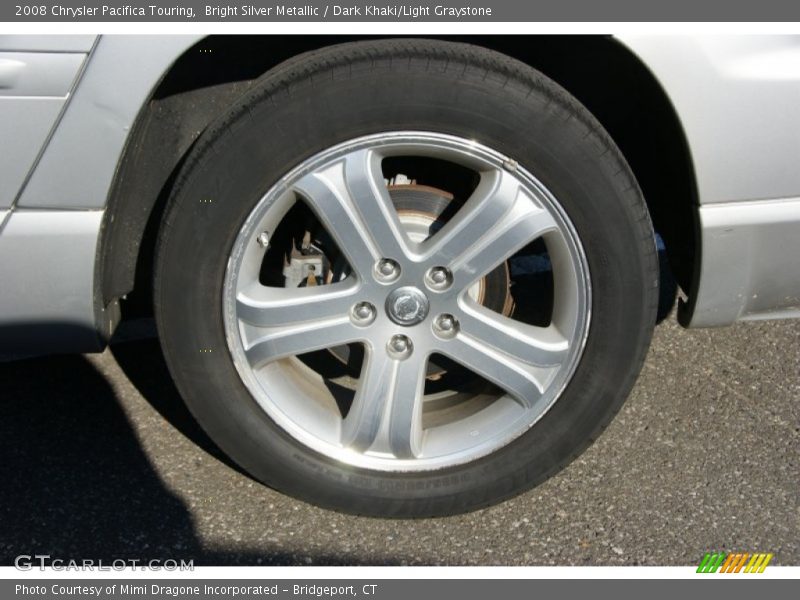 Bright Silver Metallic / Dark Khaki/Light Graystone 2008 Chrysler Pacifica Touring