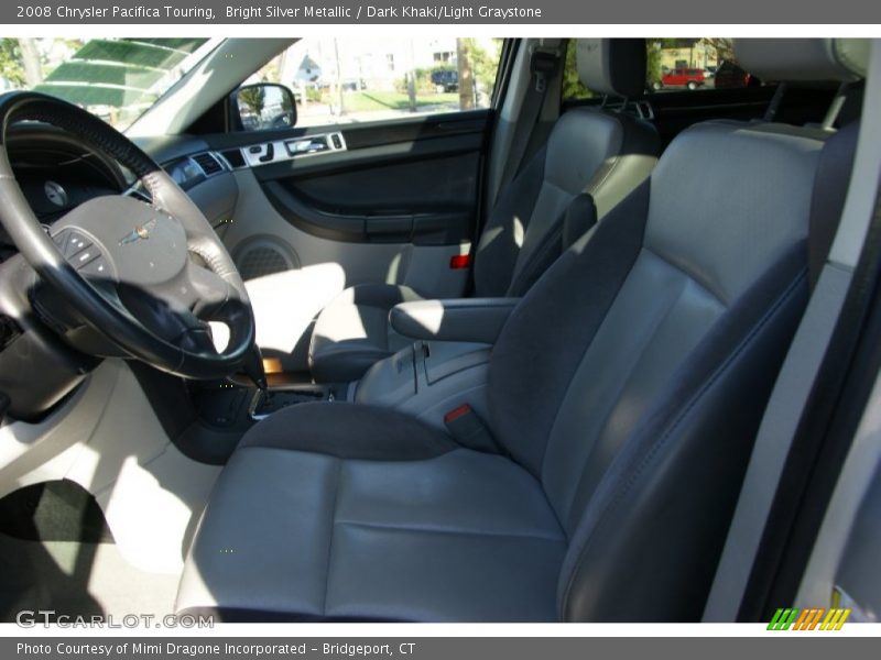 Bright Silver Metallic / Dark Khaki/Light Graystone 2008 Chrysler Pacifica Touring