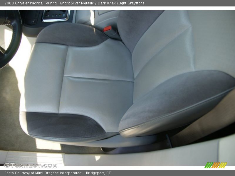 Bright Silver Metallic / Dark Khaki/Light Graystone 2008 Chrysler Pacifica Touring