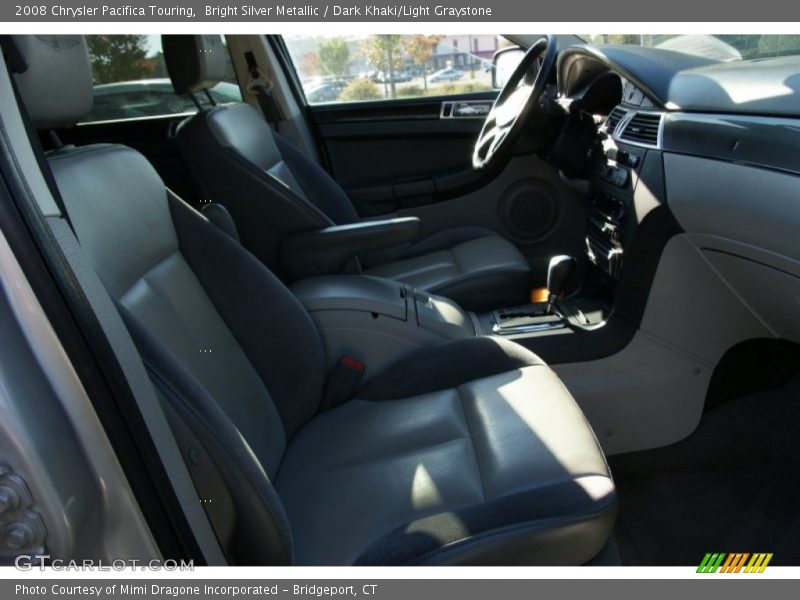 Bright Silver Metallic / Dark Khaki/Light Graystone 2008 Chrysler Pacifica Touring
