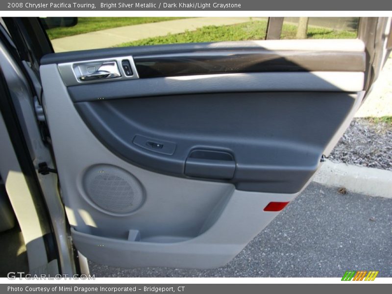 Bright Silver Metallic / Dark Khaki/Light Graystone 2008 Chrysler Pacifica Touring