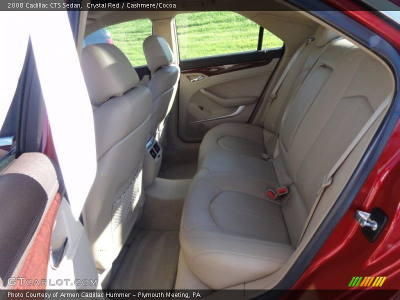 Crystal Red / Cashmere/Cocoa 2008 Cadillac CTS Sedan