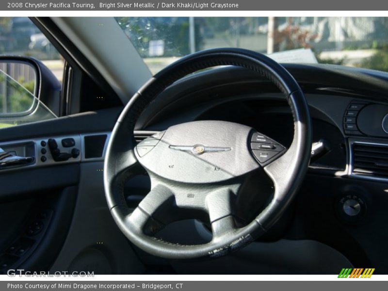 Bright Silver Metallic / Dark Khaki/Light Graystone 2008 Chrysler Pacifica Touring