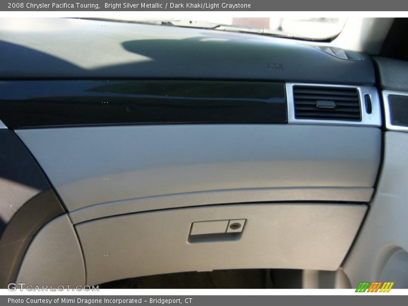 Bright Silver Metallic / Dark Khaki/Light Graystone 2008 Chrysler Pacifica Touring