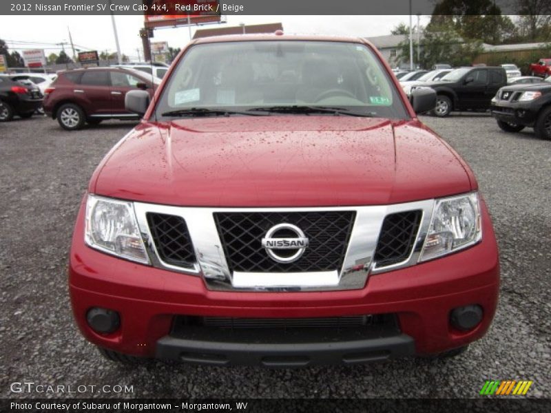 Red Brick / Beige 2012 Nissan Frontier SV Crew Cab 4x4