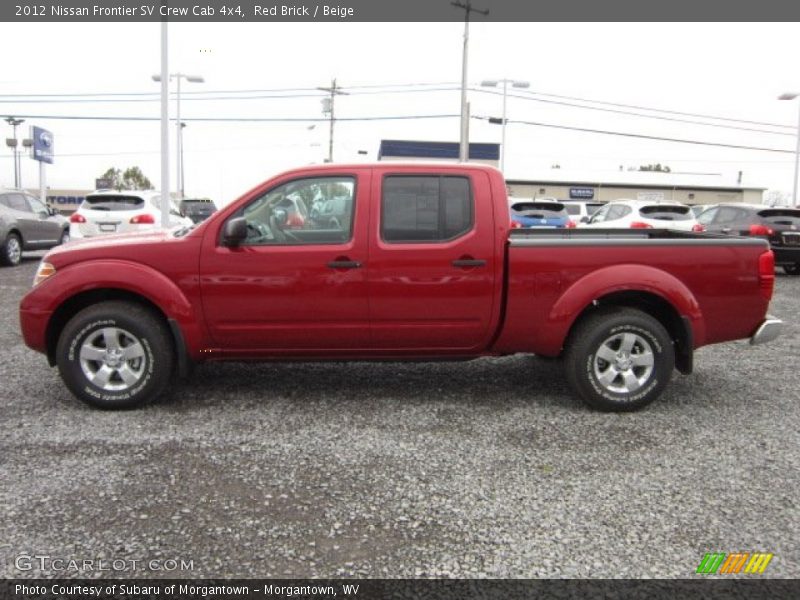 Red Brick / Beige 2012 Nissan Frontier SV Crew Cab 4x4